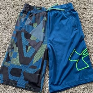 Under Armour athletic shorts. Youth Large.